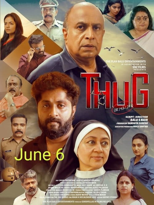 Thug CR 143/24 Malayalam movie poster